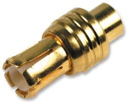 11_MCX-50-2-19/111_NE - HUBER+SUHNER - 11_MCX-50-2-19/111_NE - RF / Coaxial Connector, MCX Coaxial, Straight Plug, Solder, 50 ohm, EZ 86, TP M17, Brass