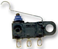 D2HW-C271H - OMRON ELECTRONIC COMPONENTS - D2HW-C271H - Microswitch, Snap Action, Simulated Roller Lever, SPDT, Solder, 2 A, 42 VDC