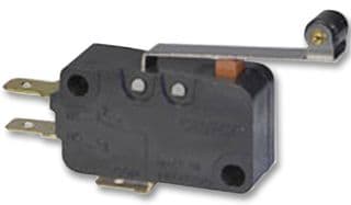 D3V-166-1C5 - OMRON - D3V-166-1C5 - Microswitch, Miniature, Hinge Roller Lever, SPDT, Quick Connect, 16 A, 250 V