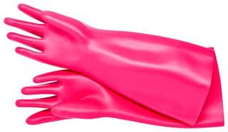 98 65 40 - KNIPEX - 98 65 40 - Glove, Electricians, 1000v, Red, Rubber, Size 9, Gauntlet
