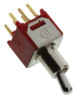 2MD1T2B2M2RE - MULTICOMP PRO - 2MD1T2B2M2RE - Toggle Switch, On-On, DPDT, Non Illuminated, 2M, Through Hole, 100 mA