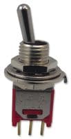2MS1T1B5M2RE - MULTICOMP PRO - 2MS1T1B5M2RE - Toggle Switch, On-On, SPDT, Non Illuminated, 2M, Through Hole, 100 mA