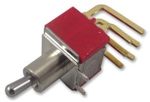 1MD1T2B4M6RE - MULTICOMP PRO - 1MD1T2B4M6RE - Toggle Switch, On-On, DPDT, Non Illuminated, 1M, Through Hole, 100 mA