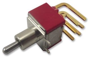 1MD3T2B4M6RE - MULTICOMP PRO - 1MD3T2B4M6RE - Toggle Switch, On-Off-On, DPDT, Non Illuminated, 1M, Through Hole, 100 mA
