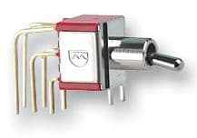 1MD1T2B4M7RE - MULTICOMP PRO - 1MD1T2B4M7RE - Toggle Switch, On-On, DPDT, Non Illuminated, 1M, Through Hole, 100 mA