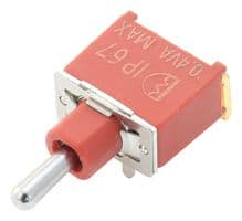1AS3T2B4M6RE - MULTICOMP PRO - 1AS3T2B4M6RE - Toggle Switch, On-Off-On, SPDT, Non Illuminated, 1AS, Through Hole, 100 mA