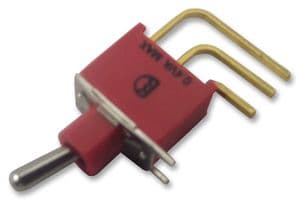 1AS1T2B4M7RE - MULTICOMP PRO - 1AS1T2B4M7RE - Toggle Switch, On-On, SPDT, Non Illuminated, 1AS1, Through Hole, 100 mA