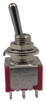 1MD1T1B5M1QE - MULTICOMP PRO - 1MD1T1B5M1QE - Toggle Switch, On-None-On, DPDT, Non Illuminated, 1M Series, Panel Mount, 5 A