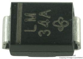 SMBJ15A-E3/52 - VISHAY - SMBJ15A-E3/52 - TVS Diode, TRANSZORB SMBJ Series, Unidirectional, 15 V, 24.4 V, DO-214AA (SMB), 2 Pins