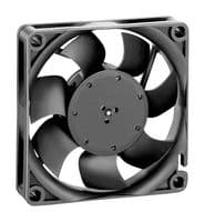 712F/2L-005 - EBM-PAPST - 712F/2L-005 - DC Axial Fan, 12 V, Square, 70 mm, 15.2 mm, Sleeve Bearing, 16.5 CFM