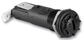 FX0419 - BULGIN / PARTNER STOCK - FX0419 - Cartridge Fuse Holder, 1Fuse, Quick Connect, 16A, 250VAC, 250VDC, 1/4" x 1.1/4", 6.3mm x 32mm