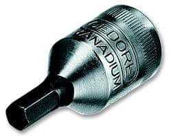 IN 20 5 - GEDORE - IN 20 5 - Hex Bit, Socket Driver, Square Drive, 1/4" Drive, 5 mm AF