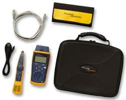CIQ-KIT - FLUKE NETWORKS - CIQ-KIT - Cable Continuity Tester, Qualification, CableIQ Advanced IT Kit, IntelliTone 200 Digital Probe