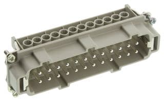 10.1960 - LAPP - 10.1960 - Heavy Duty Connector, 24+PE, Wire Protection, HBE, Insert, 24 Contacts, 24B, Plug, Screw Pin