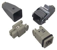 10.4265+10.4295+10.4200+10.4210 - LAPP - 10.4265+10.4295+10.4200+10.4210 - Heavy Duty Connector, EPIC HBS Series, Cable Mount, Plug, Receptacle, 3 Contacts, 2 Rows