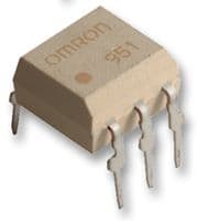 G3VM-61B1 - OMRON ELECTRONIC COMPONENTS - G3VM-61B1 - MOSFET Relay, 60 VAC, 500 mA, 2 ohm, SPST-NO
