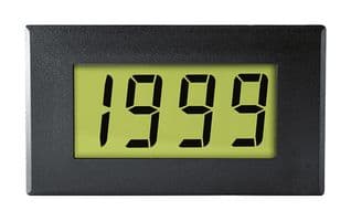 DPM970 - LASCAR - DPM970 - Digital Panel Meter, AC Volts, 3-1/2Digits, 0V to 500V, 19mm Digit Height, 14V