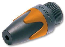 BXX-3-ORANGE - NEUTRIK - BXX-3-ORANGE - Connector Accessory, Bushing, XX Series XLR Cable Connector, POM (Polyoxymethylene) Body