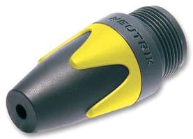 BXX-4-YELLOW - NEUTRIK - BXX-4-YELLOW - Connector Accessory, Bushing, XX Series XLR Cable Connector, POM (Polyoxymethylene) Body