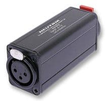 NA2F-J-TX. - NEUTRIK - NA2F-J-TX. - XLR Audio Adapter, Miniature Transformer Balancing, 3P XLR Jack, Stereo Receptacle - 6.35mm
