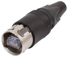 NE8MC6-MO - NEUTRIK - NE8MC6-MO - Modular Connector, Cat6, RJ45 Plug, 1 x 1 (Port), 8P8C, Cat6, IP65, Cable Mount