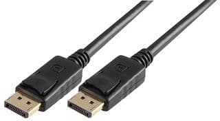 PSG03848 - PRO SIGNAL - PSG03848 - DisplayPort Male to Male Lead, 10m Black - Lockable