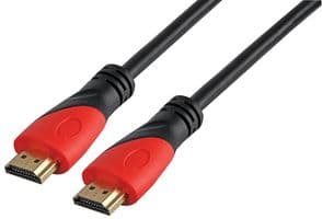 C-HDMI2.0-10-X - LMS DATA - C-HDMI2.0-10-X - High Speed 4K UHD HDMI Lead with Ethernet, Male to Male, 24K Gold Contacts, 10m Black