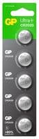 GPPBL2025155 - GP BATTERIES - GPPBL2025155 - Battery, 3 V, 2025, Lithium Manganese Dioxide, 160 mAh, Pressure Contact, 5