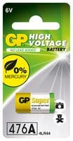 GPPBA47AF001 - GP BATTERIES - GPPBA47AF001 - Battery, 6 V, Alkaline, 105 mAh, Raised Positive and Flat Negative, 1