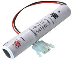 14-121 - ARTS ENERGY - 14-121 - Rechargeable Battery, 1.2 V, Nickel Cadmium, 1.65 Ah, 3 x C, Connector, 1