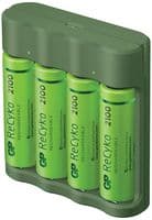 GPACSB421001 - GP BATTERIES - GPACSB421001 - Battery Charger, USB, NiMH, 5 V, 4 x AA