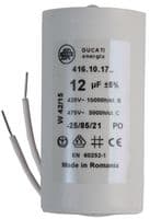 4.16.10.17.06 - DUCATI - 4.16.10.17.06 - Motor Run Capacitor, Metallized PP, Can, 12 µF, ± 5%, 450 V