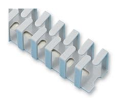 BK1313A - HELLERMANNTYTON - BK1313A - Trunking, Open Slot, 12.5 mm (H) x 12.5 mm (W) x 500 mm (L), Grey, PP, Kanalflex