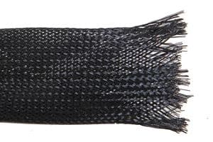BSFR-032 50M - PRO POWER - BSFR-032 50M - Sleeving, Expandable Braided, PE (Polyester), Black, 32 mm, 50 m, 164 ft