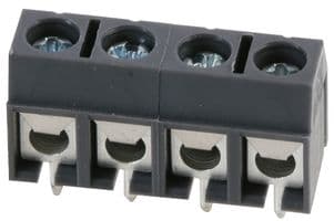 20.501M/4 - IMO PRECISION CONTROLS - 20.501M/4 - Wire-To-Board Terminal Block, 5 mm, 4 Ways, 21 AWG, 14 AWG, Screw
