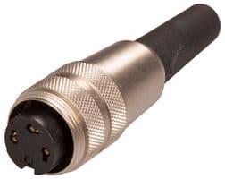 09 0329 00 12 - BINDER - 09 0329 00 12 - Circular Connector, Miniature Circular Connector, 680 Series, Cable Mount Plug, 12 Contacts