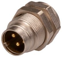 09-0081-00-04 - BINDER - 09-0081-00-04 - Circular Connector, Subminiature Circular Connector, 711 Series, Panel Mount Receptacle