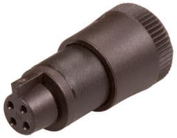 09 9764 70 04 - BINDER - 09 9764 70 04 - Circular Connector, Subminiature Circular Connector, 719 Series, Cable Mount Receptacle, 4 Contacts