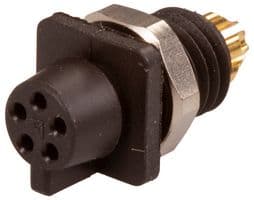 09 9792 30 05 - BINDER - 09 9792 30 05 - Circular Connector, Subminiature Circular Connector, 719 Series, Panel Mount Receptacle, 5 Contacts