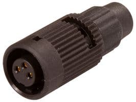 99 0976 100 03 - BINDER - 99 0976 100 03 - Circular Connector, Subminiature Circular Connector, 710 Series, Cable Mount Receptacle, 3 Contacts