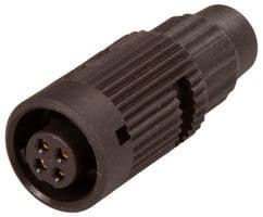 99-0980-100-04 - BINDER - 99-0980-100-04 - Circular Connector, Subminiature Circular Connector, 710 Series, Cable Mount Receptacle, 4 Contacts