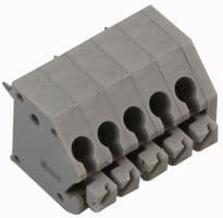 20.3303M/5-E - IMO PRECISION CONTROLS - 20.3303M/5-E - Wire-To-Board Terminal Block, 3.5 mm, 5 Ways, 26 AWG, 16 AWG, 1.5 mm², Push In