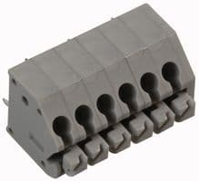 20.3303M/6-E - IMO PRECISION CONTROLS - 20.3303M/6-E - Wire-To-Board Terminal Block, 3.5 mm, 6 Ways, 26 AWG, 16 AWG, 1.5 mm², Push In