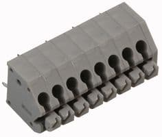 20.3303M/8-E - IMO PRECISION CONTROLS - 20.3303M/8-E - Wire-To-Board Terminal Block, 3.5 mm, 8 Ways, 26 AWG, 16 AWG, 1.5 mm², Push In
