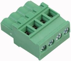 20.920M/4-E - IMO PRECISION CONTROLS - 20.920M/4-E - Pluggable Terminal Block, 5 mm, 4 Ways, 28 AWG, 14 AWG, 2.5 mm², Screw
