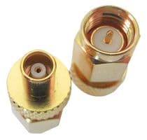 ADAPT/MCXF/SMAM - SIRETTA - ADAPT/MCXF/SMAM - RF / Coaxial Adapter, MCX, Receptacle, SMA, Plug, Straight Adapter