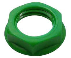CL1414 - CLIFF ELECTRONIC COMPONENTS - CL1414 - Connector Accessory, Green Nylon Nut, 7/16" UNF, Cliff Electronic S2 Series 6.35mm Jack Sockets, S2
