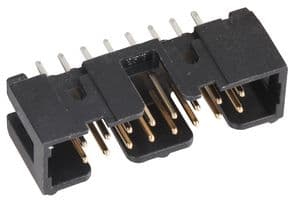 N2516-6002-RB - 3M - N2516-6002-RB - Pin Header, Wire-to-Board, 2.54 mm, 2 Rows, 16 Contacts, Through Hole Straight, 2500