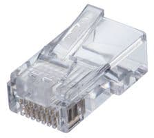85-377 - IDEAL - 85-377 - Modular Connector, RJ45 Plug, 1 x 1 (Port), 8P8C, Cat6, Cable Mount