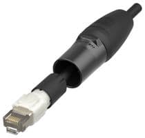 NE8MXR-B-TOP - NEUTRIK - NE8MXR-B-TOP - Modular Connector, 0, RJ45 Plug, 1 x 1 (Port), 8P8C, Cat6, IP65, Cable Mount